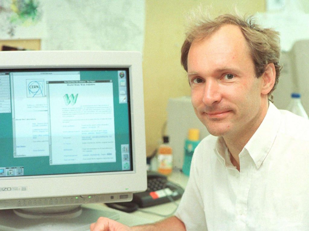 Was ist eine Website - Tim Berners Lee Erfinder