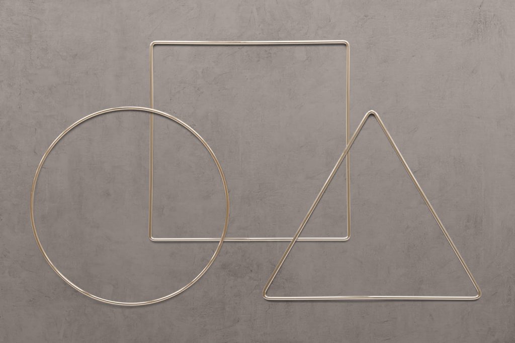 Grafikdesign - Draht Formen