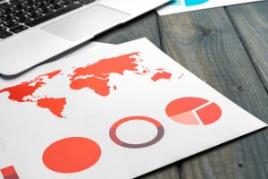 Grafik von GEO Daten, die ausgedruckt wurden